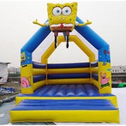 inflatable spongebob jumping castle